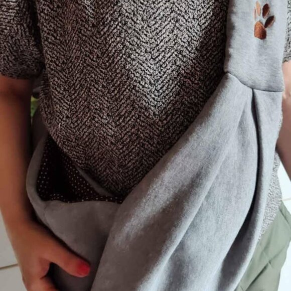 Soft Dog Pet Carrier Sling Jersey Lined - Picture 1 of 5